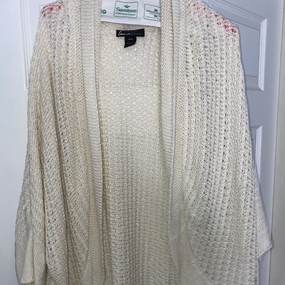 Lane Bryant sweater open drape cardigan